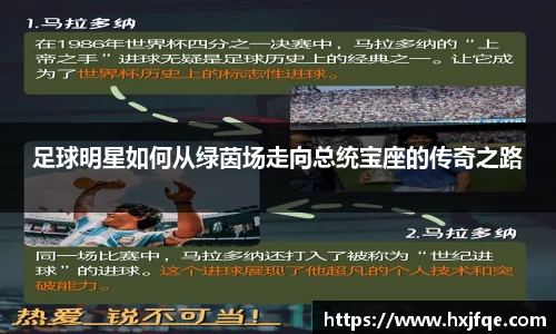 足球明星如何从绿茵场走向总统宝座的传奇之路